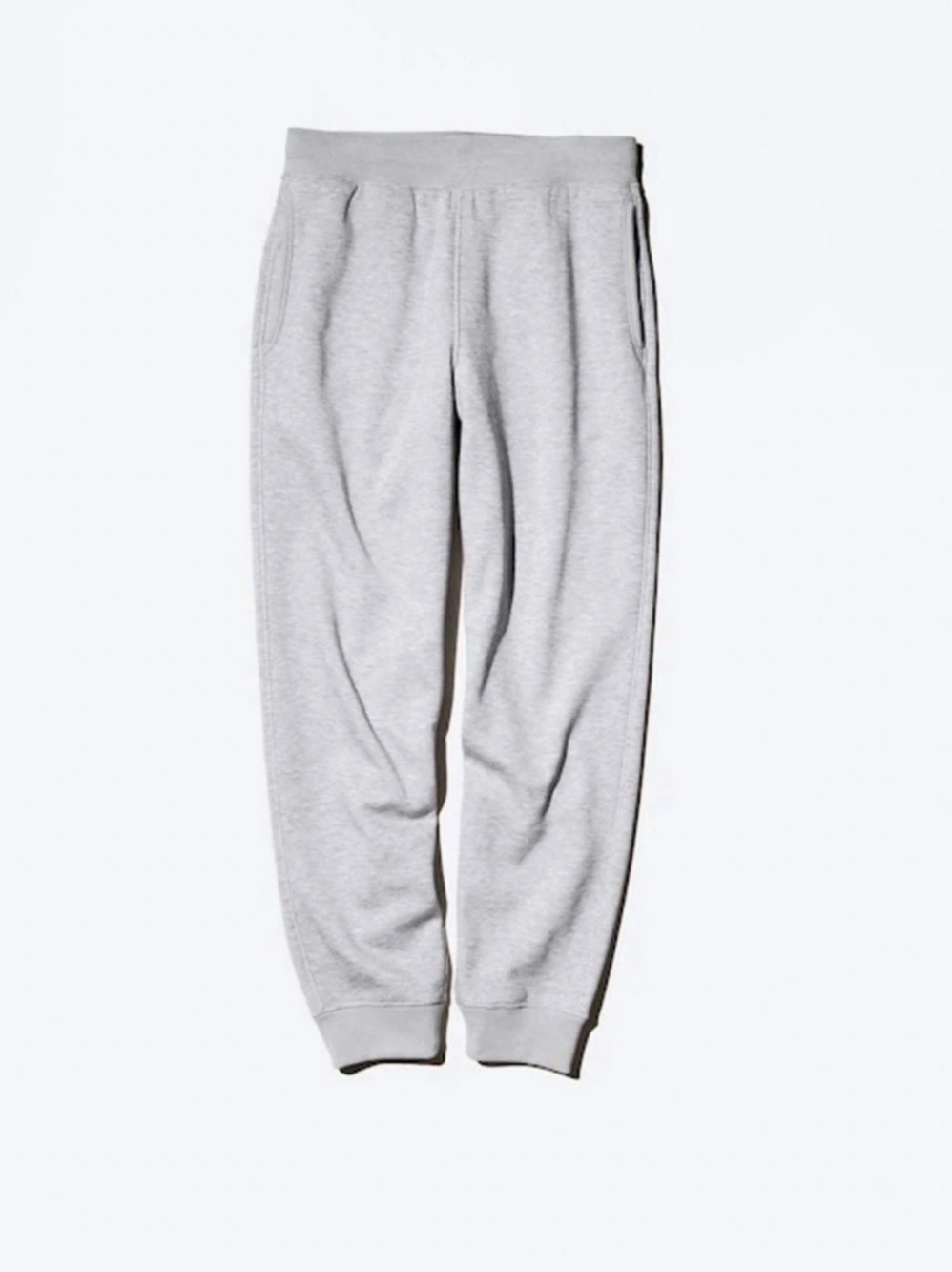 UNIQLO Men’s HEATTECH Pile Lined Sweatpants Pants Gray Small S - Perfect